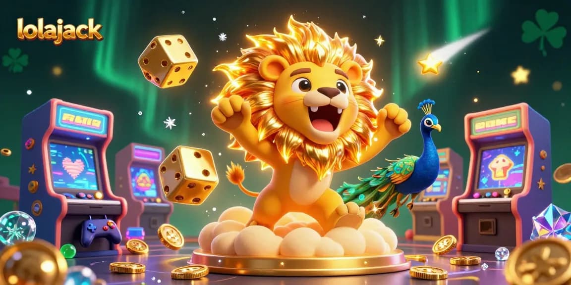 Experience exhilarating gaming fun at lolajack with vibrant casino elements and dynamic visuals.