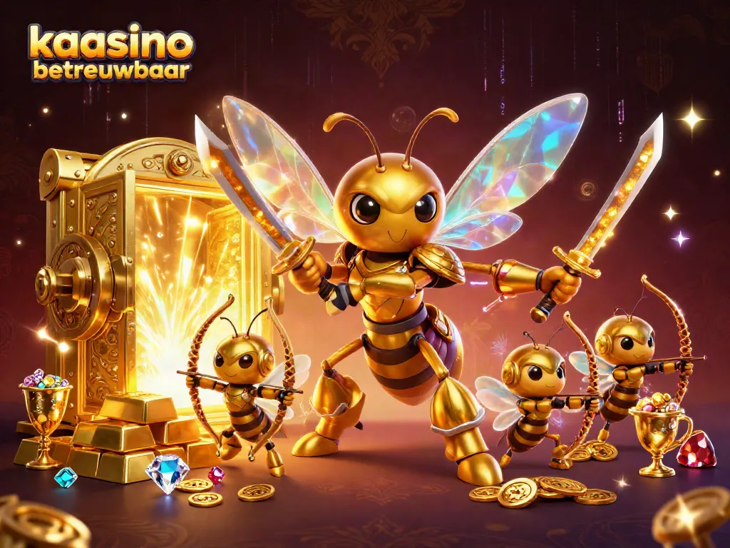 Engage with the dynamic world of Kaasino betrouwbaar featuring a samurai hornet and treasure elements.