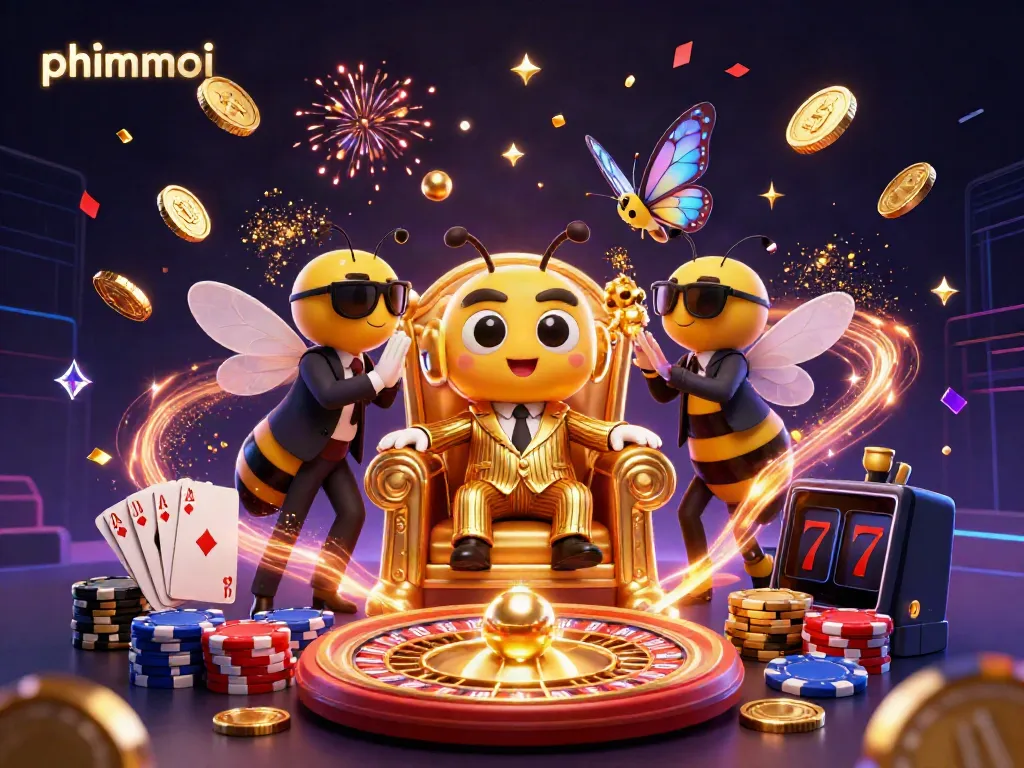 Spin the roulette and join the vibrant phimmoi mob boss in a buzzing casino adventure.