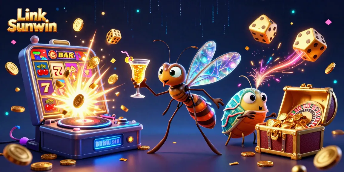 Experience Link Sunwin's vibrant casino world with lively characters and dynamic gaming elements.