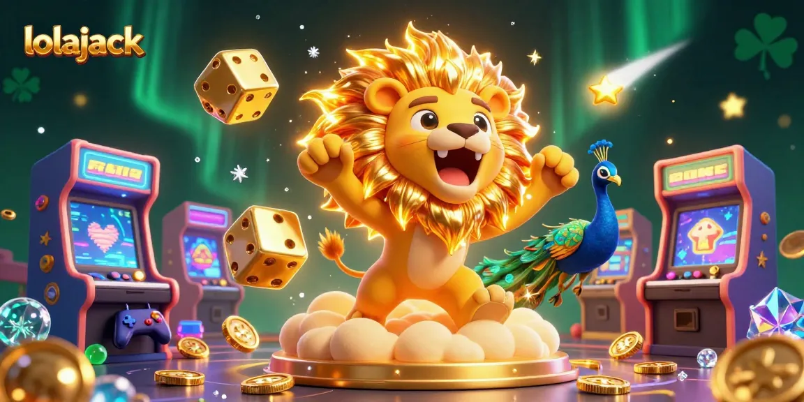 Experience exhilarating gaming fun at lolajack with vibrant casino elements and dynamic visuals.