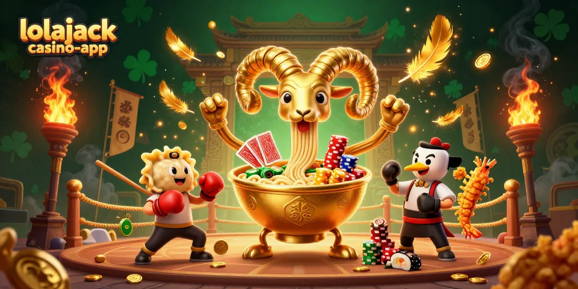 Experience the excitement of lolajack casino-app with vibrant characters, dynamic game elements, and a rich casino atmosphere.